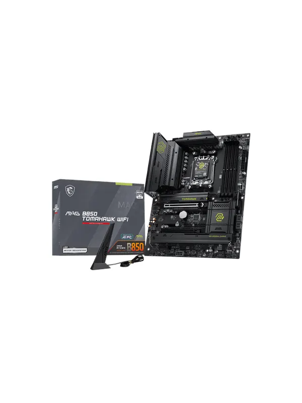 MSI MAG B850 TOMAHAWK WIFI Moderkort - AMD B850 - AMD AM5 - DDR5 RAM - ATX