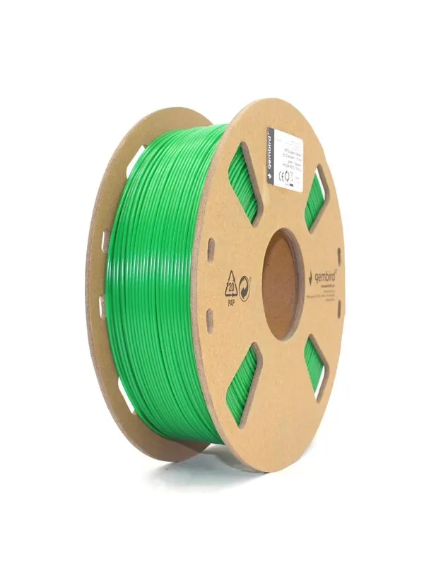 Gembird PETG (PET, PETT) filament - Green - 1.75mm ø - 1 kg