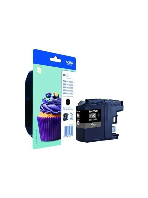 Brother LC123BK Twin Pack - Black Ink - Bläckpatron Svart