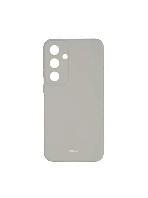ONSALA Phone Case with Silicone Feel Concrete - Samsung S24 FE 5G