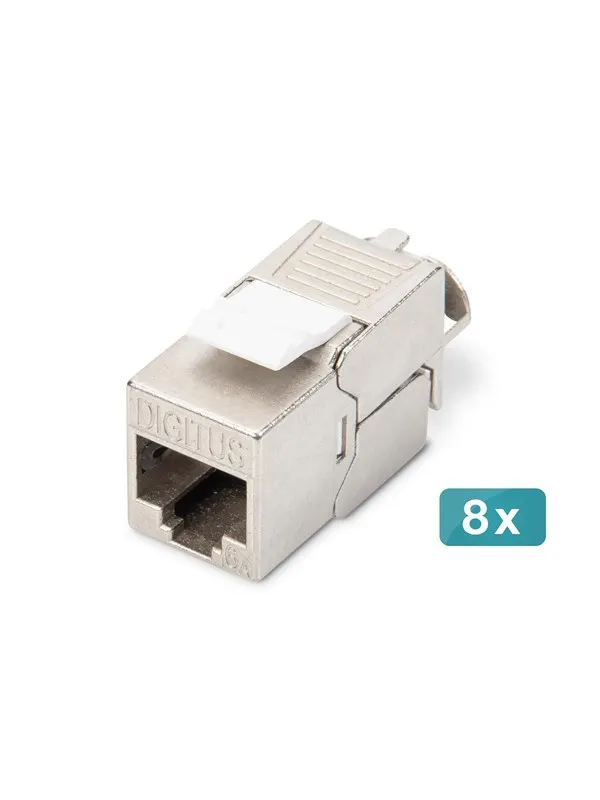 DIGITUS CAT 6A Keystone Module (8-Pack)