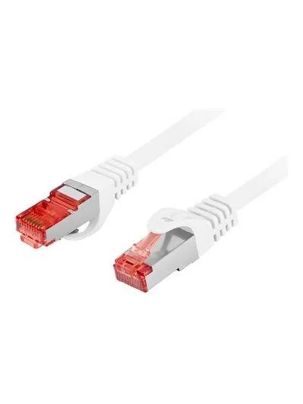 Lanberg patch cable - 5 m - white - Vit - 5m