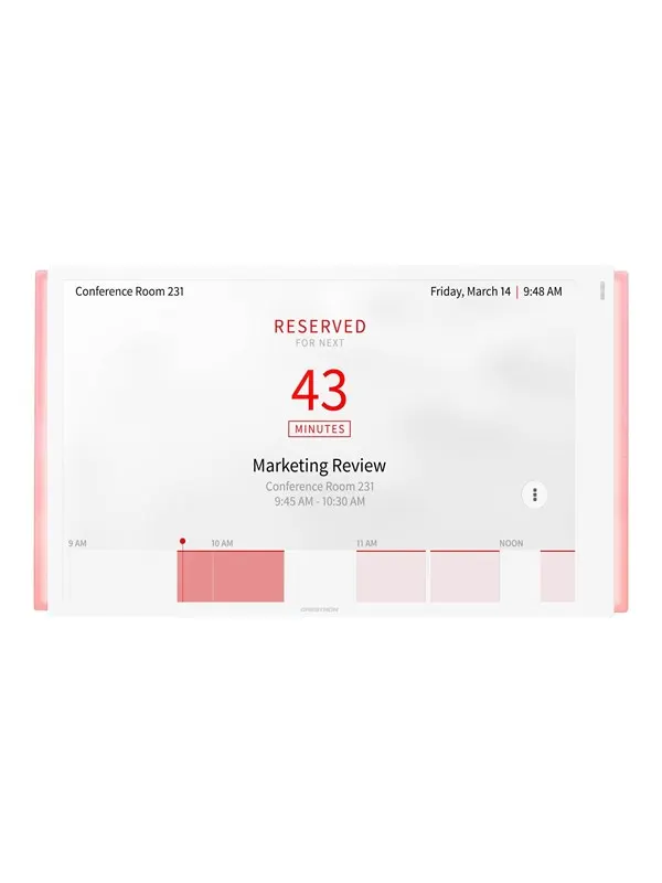 Crestron Electronics Crestron Room Scheduling Touch Screen TSS-1070-W-S-LB KIT - room manager - Bluetooth 802.11a/b/g/n/ac - smooth white - Max - recommended for