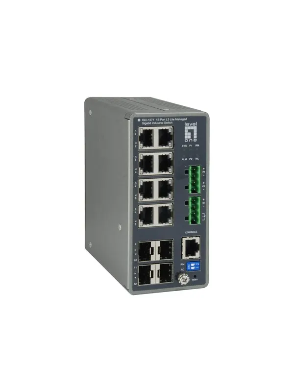 LevelOne IGU-1271 - switch - 12 ports - Managed