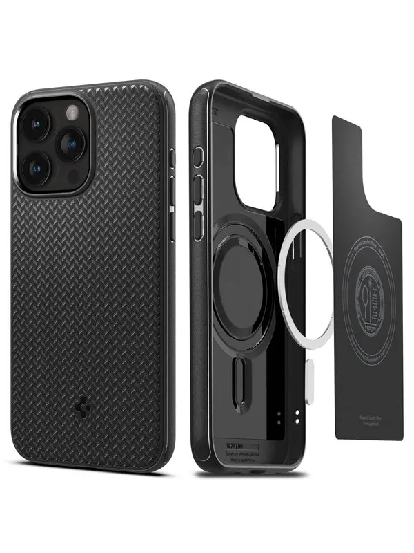 Spigen Mag Armor MagSafe - matte black - iPhone 15 Pro Max