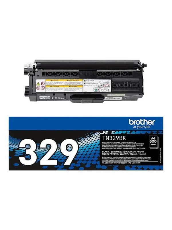 Brother TN329BK / TN 329BK - Black Toner - Tonerkassett Svart