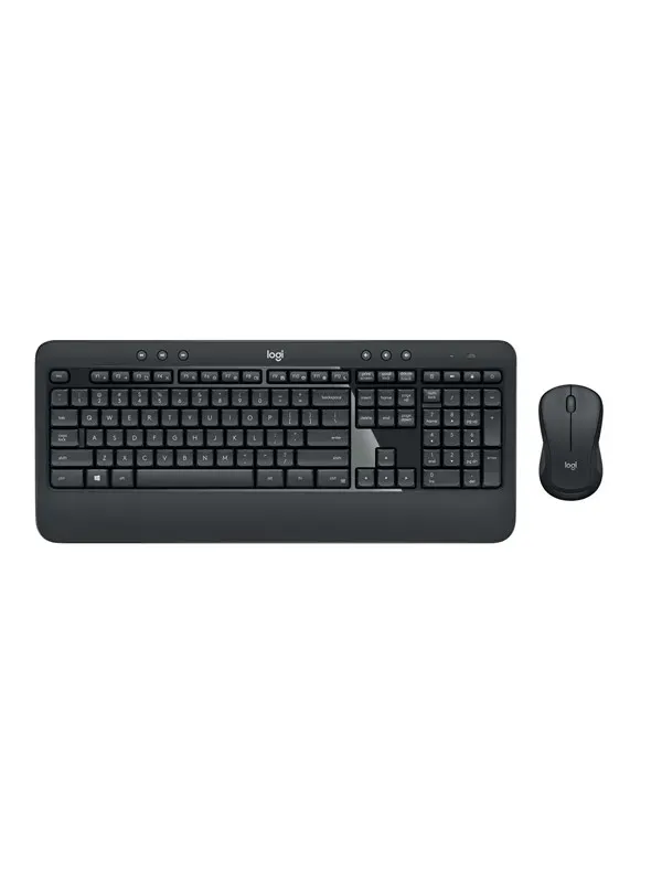 Logitech MK540 Advanded Wireless Combo - UK - Tastatur & Mus set - Engelska - Svart