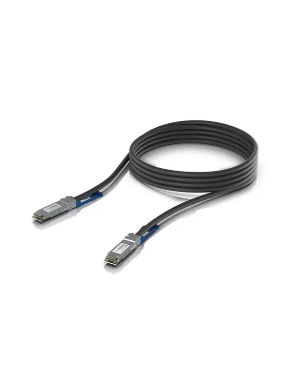 Ubiquiti 100GBase direct attach cable - 3 m - Svart - 3m