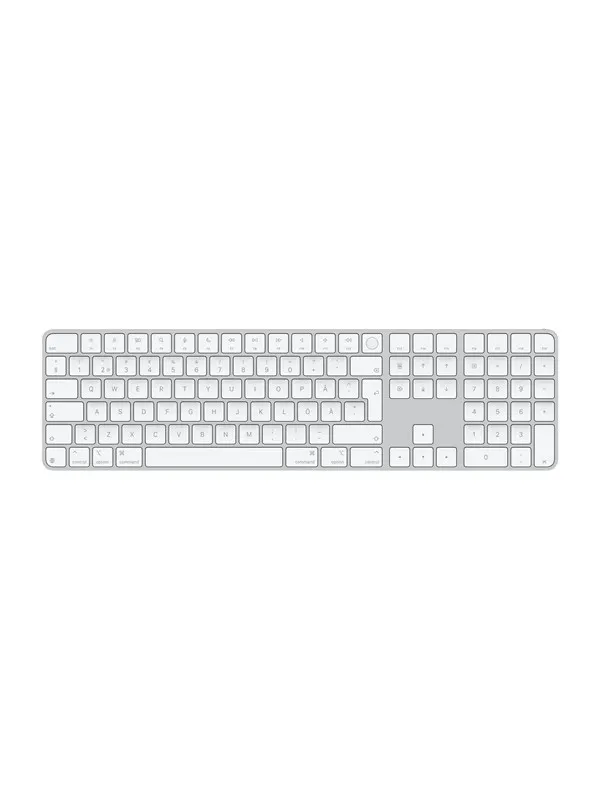 Apple Magic Keyboard with Touch ID and Numeric Keypad - Tangentbord - Svenska - Vit
