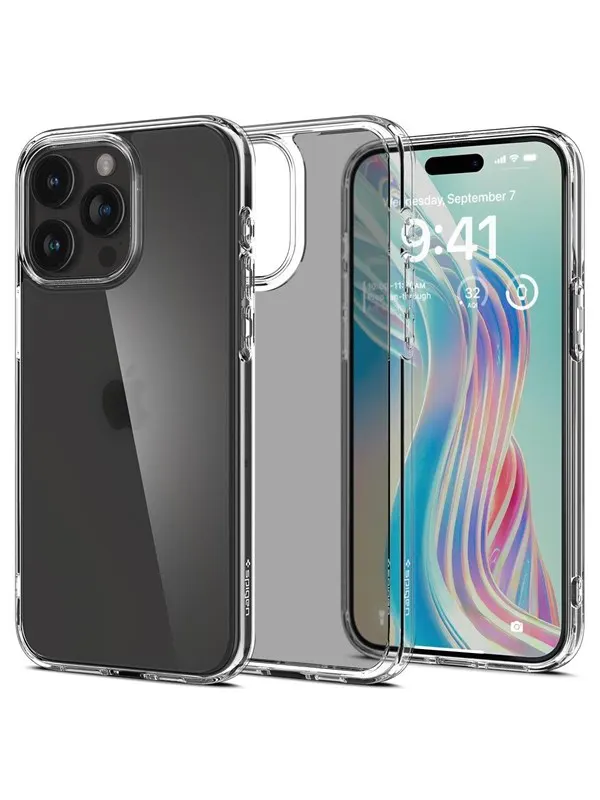 Spigen Ultra Hybrid - frost clear - iPhone 15 Pro