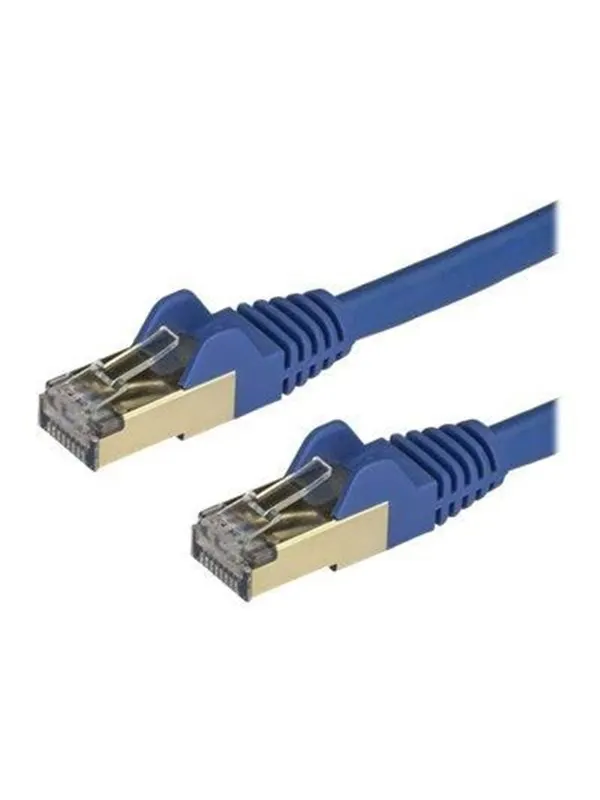 StarTech.com 1m Blue Cat6a / Cat 6a Shielded Ethernet Patch Cable 1 m - patch cable - 1 m - blue - Blå - 1m