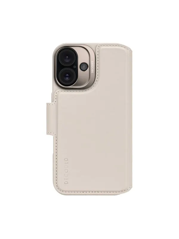 Decoded Leather Detachable Wallet for iPhone 16 Clay