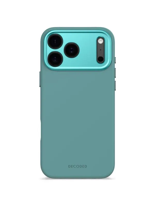 Decoded - AntiMicrobial Silicone Backcover for iPhone 17 Pro Max - Retro Blue