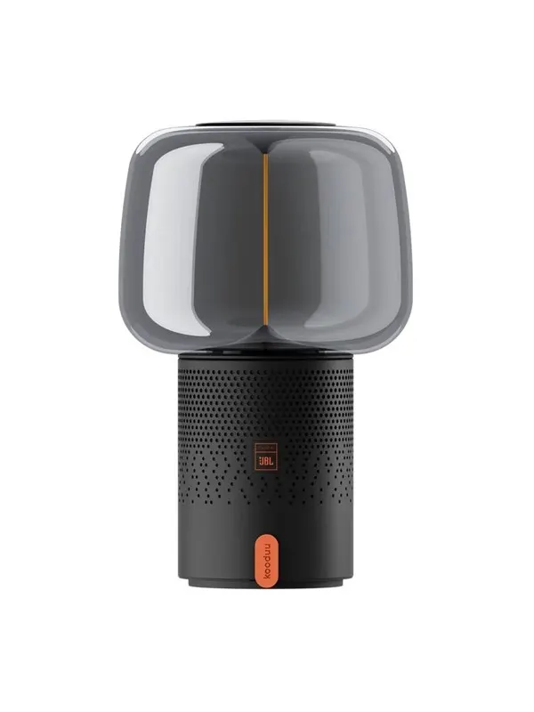 Kooduu Serena Play Portable speaker lamp powered by JBL - Metallic Anthracite