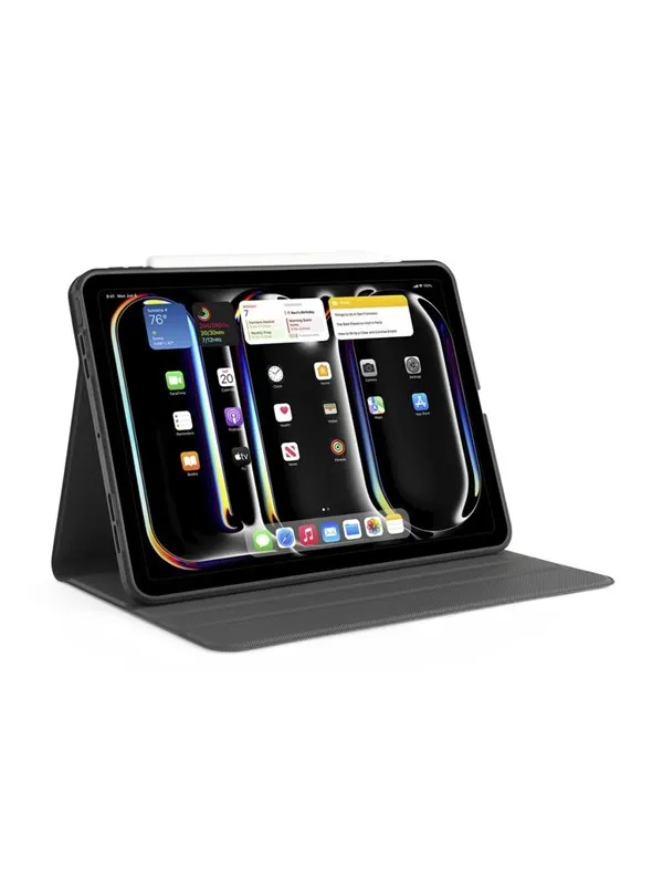 Pipetto iPad Pro 11 (2024) Rotating Folio Case - Black
