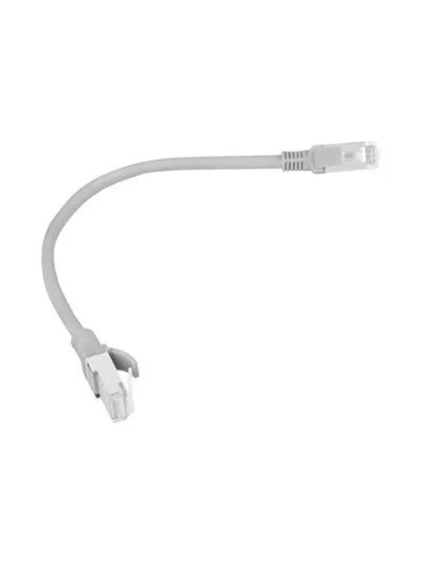 Lanberg patch cable - 25 cm - grey RAL 7035 - Grå - 0.25m