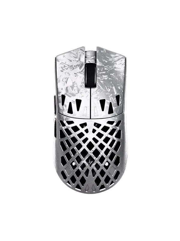 ATK Blazing Sky GHOST Ultimate Hollow Carbon Fiber Wireless Gaming Mouse - Gamingmus - Optic - 5 knappar - Silver