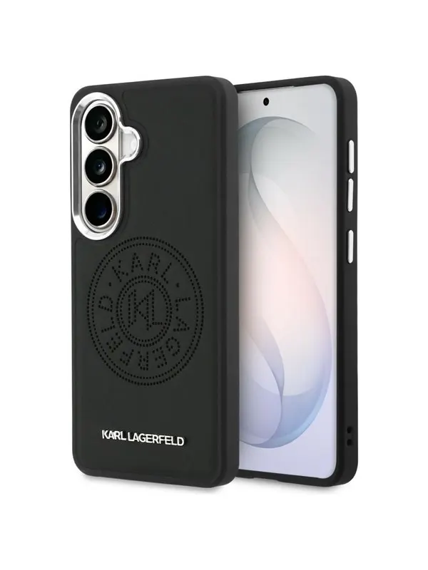 Karl Lagerfeld Perforated KL MagSafe Case for Samsung Galaxy S26+ - Black
