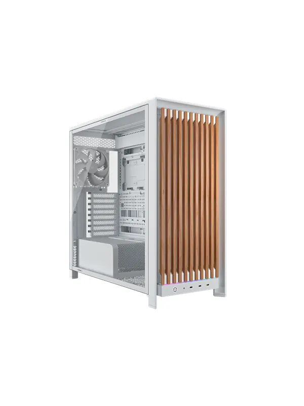Corsair FRAME 5000D WOOD RS - Chassi - Miditower - Vit