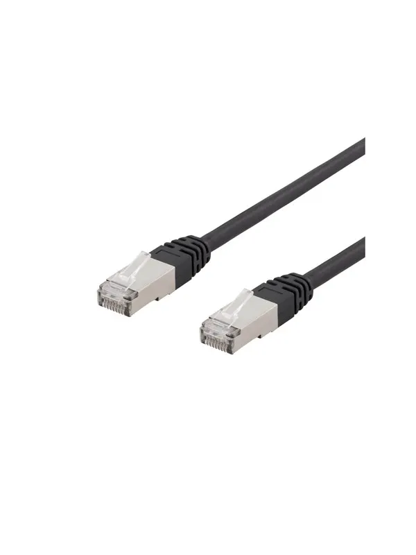 Deltaco LAN CAT 6 - F/UTP - Svart - 15m