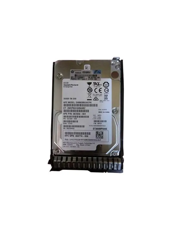 HP E Enterprise - 300GB - Hårddisk - 870792-001 - Serial Attached SCSI 3 - 2,5"