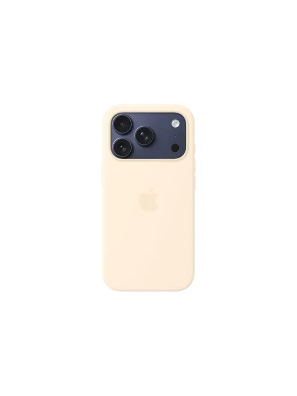 Apple iPhone 17 Pro Silicone Case with MagSafe - Vanilla