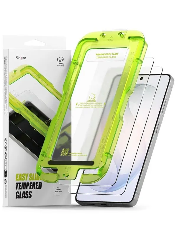 Ringke Easy Slide 2-Pack Tempered Glass for Samsung Galaxy S26 Ultra