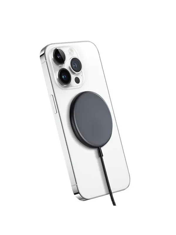 CRONG MagSpot Wireless Charger - Aluminum MagSafe 15W Inductive Charger - Graphite