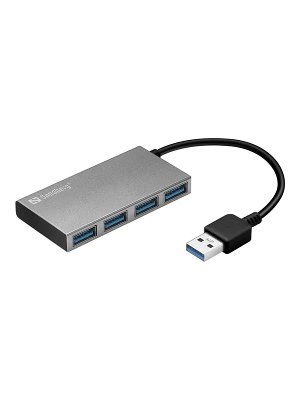 Sandberg 4-port USB 3.0 Hub USB Hub - 4 porte - Silver