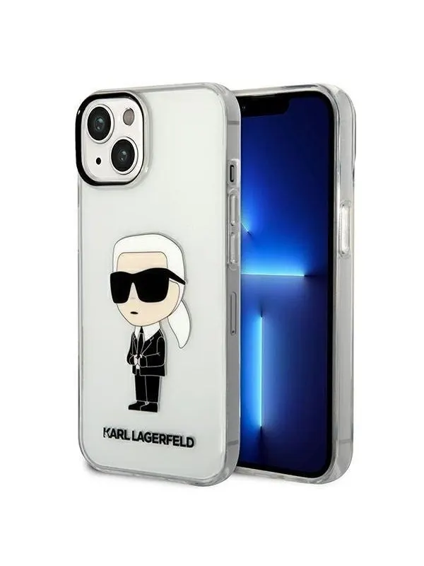 Karl Lagerfeld Ikonik Karl case for iPhone 14 Plus - transparent