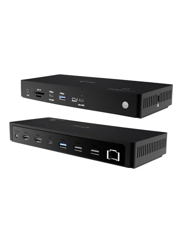 I-Tec - docking station - USB-C / USB4 / Thunderbolt 3 / Thunderbolt 4 / Thunderbolt 5 - 2 x HDMI Thunderbolt 4 - 1GbE 2.5GbE