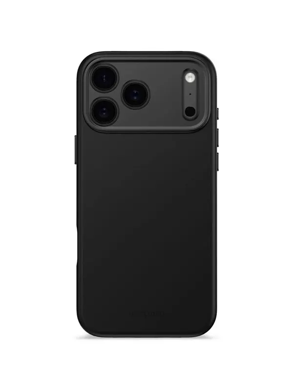 Decoded - AntiMicrobial Silicone Backcover for iPhone 17 Pro Max - Phantom Black