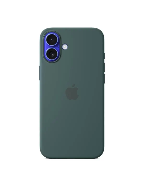 Apple iPhone 16 Plus Silicone Case with MagSafe - Lake Green