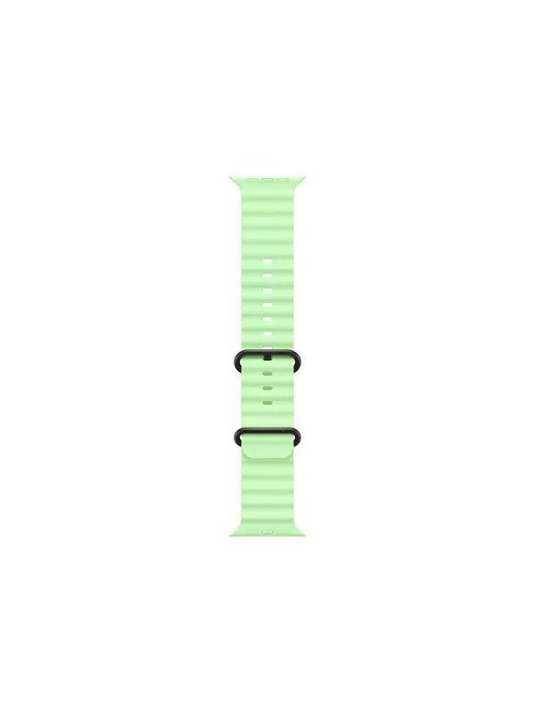 Apple 49mm Neon Green Ocean Band - Black Titanium Finish