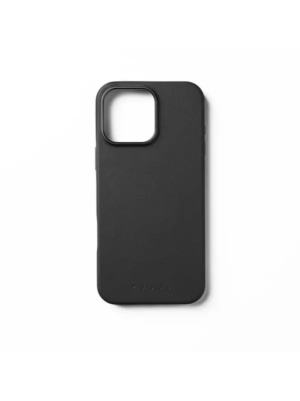 Mujjo Leather Case for iPhone 16 Pro Max - Black