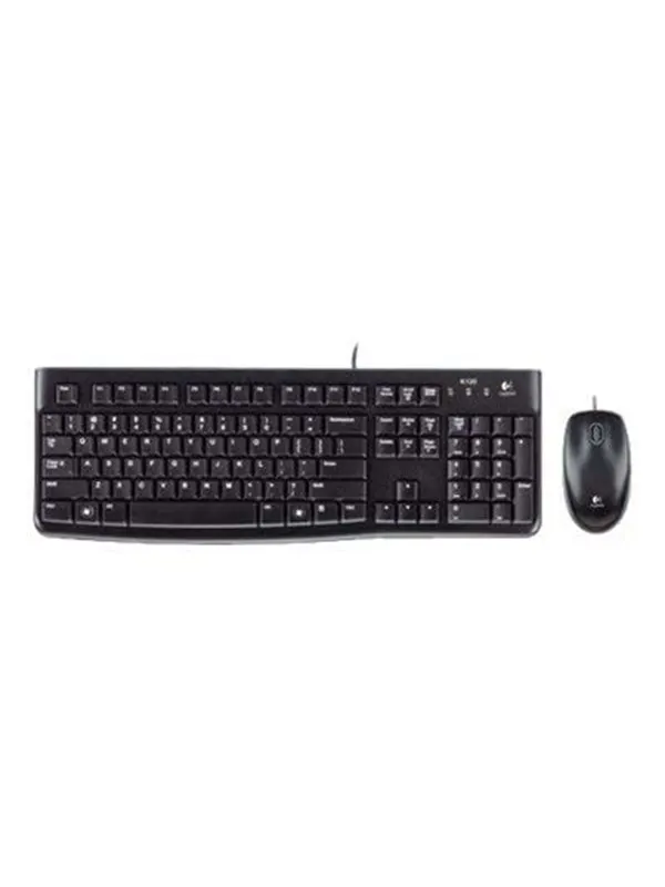 Logitech Desktop MK120 - Tastatur & Mus set - Engelska (US) - Svart