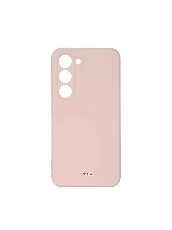 ONSALA Phone Case Silicone Chalk Pink - Samsung S23 5G