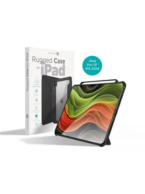 Mobile Origin Rugged Case - black - iPad Pro 13" (M5 2025/M4 2024)