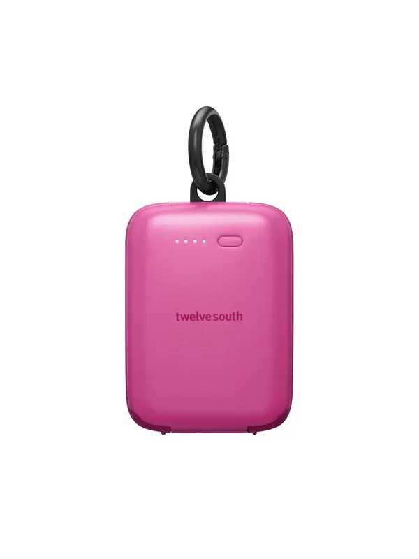 Twelve South PowerClip - Fuchsia - 2000 mAh