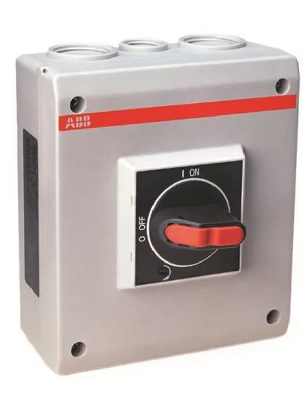 ABB Safety switch 63a 3-phase + neutral + earth plus extras