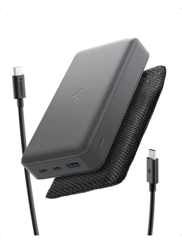 Spigen Essential 30000mAh 30W Portable Charger - gray EA3030 - 30000 mAh