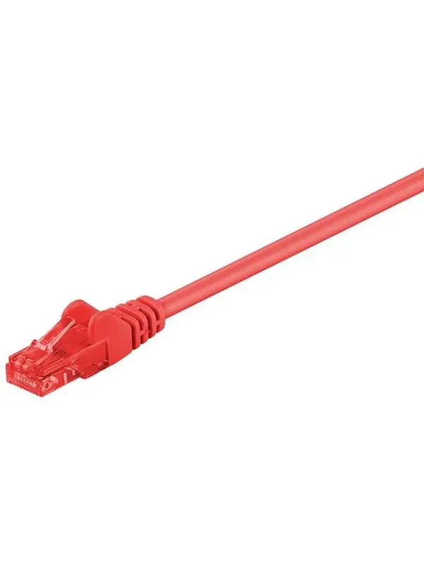 Pro LAN UTP CAT 6 - Röd - 0,25 m - Röd - 5m