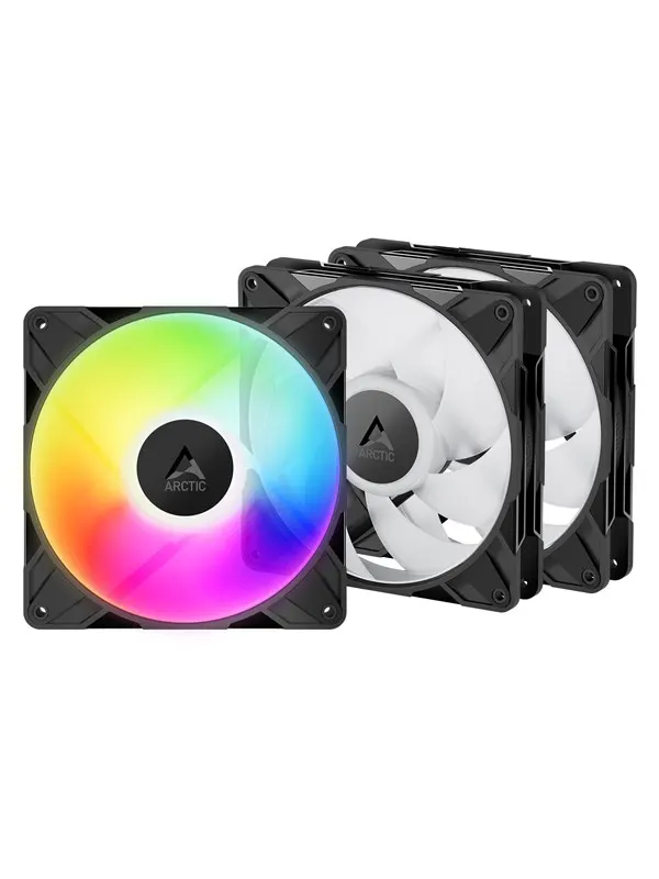 Arctic P14 Pro A-RGB - 3 Pack - Chassi fläkt - 140mm - Svart med RGB LED