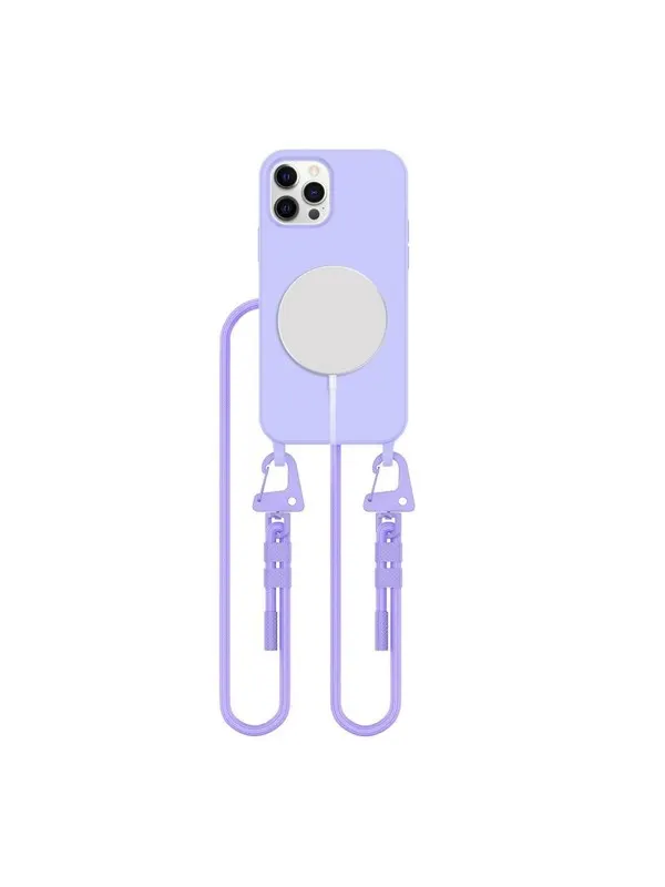 Tech-Protect MagNecklace MagSafe Case for iPhone 12 / 12 Pro - Lavender
