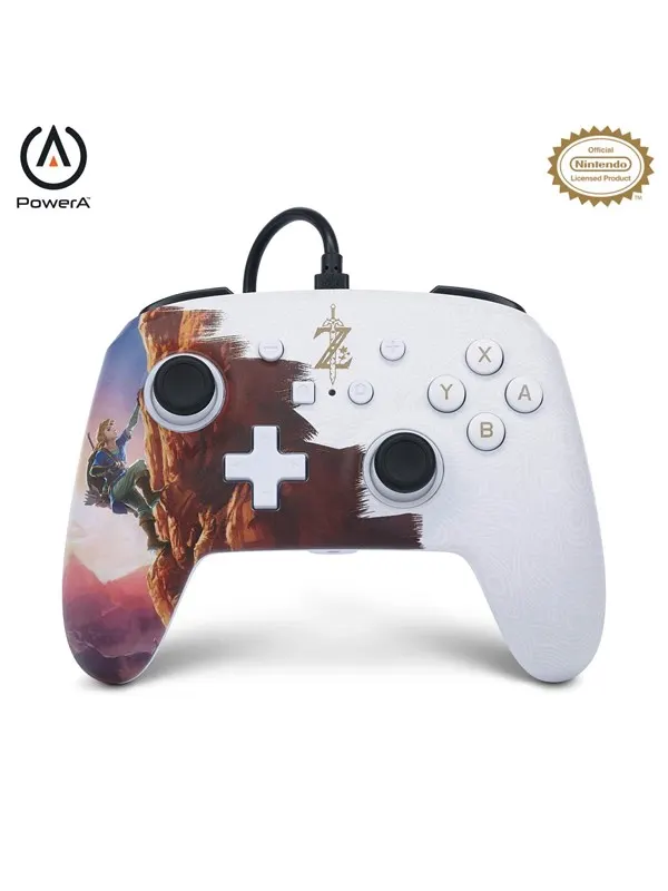 PowerA Förbättrad trådbunden handkontroll för Nintendo Switch - Kirby - Wired Controller - Nintendo Switch