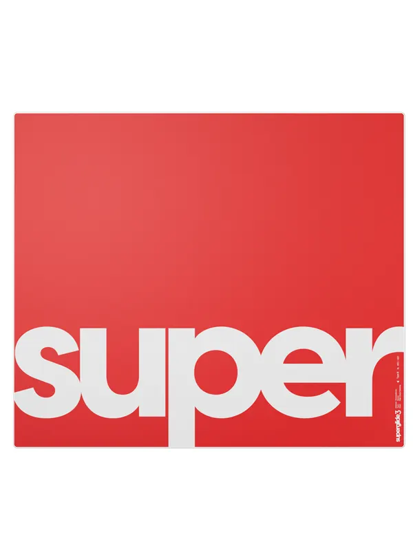 Pulsar Superglide V3 Glass Pad Type-S - XL - Röd