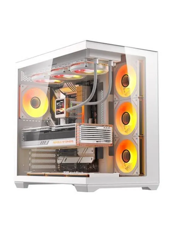 Darkflash C280 Computer Case + 7 Fans - Chassi - Vit