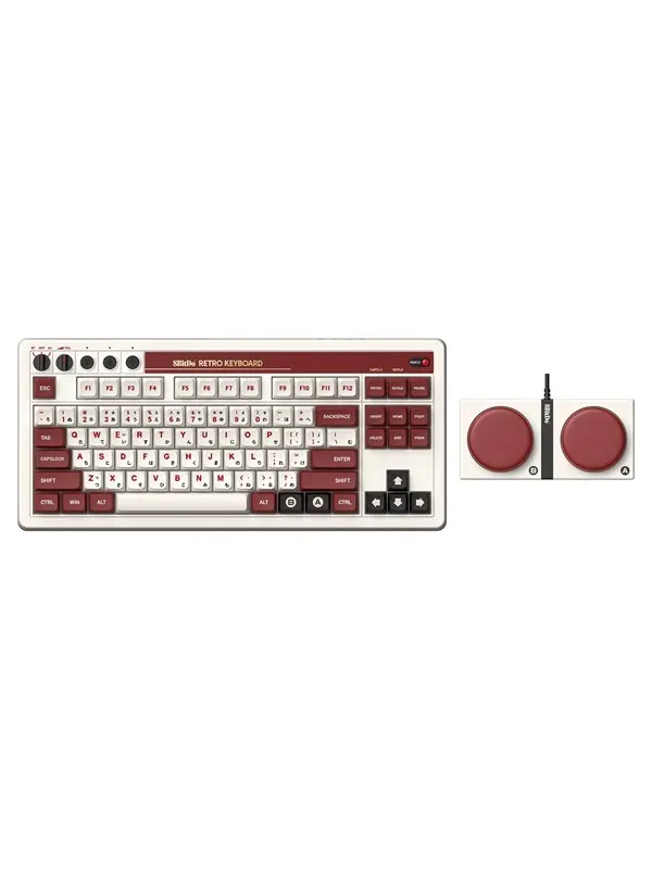 8BitDo Retro Mechanical Keyboard - Fami Edition - Engelska (UK) - Brun