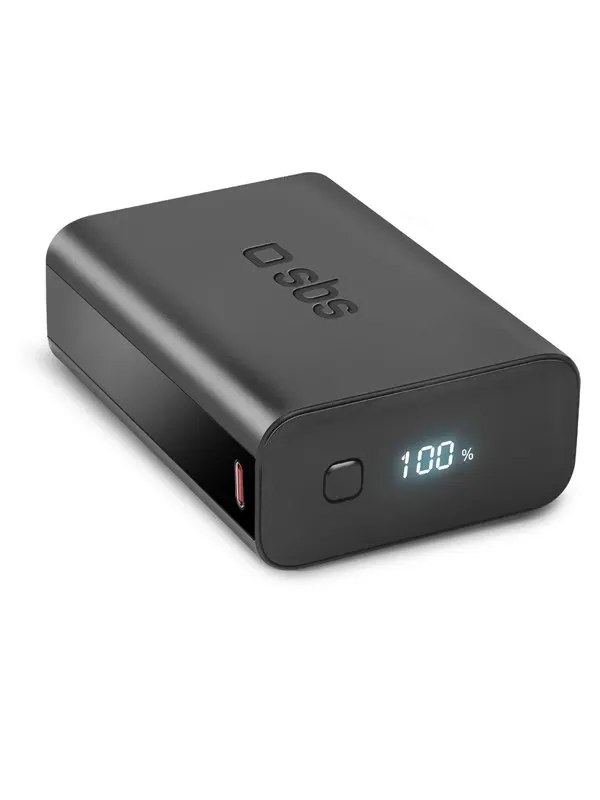 SBS powerbank 20 000 mAh - Svart - 20000 mAh