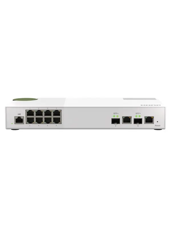 QNAP QSW-M2108-2C 10GbE and 2.5GbE Layer 2 Web Managed Switch